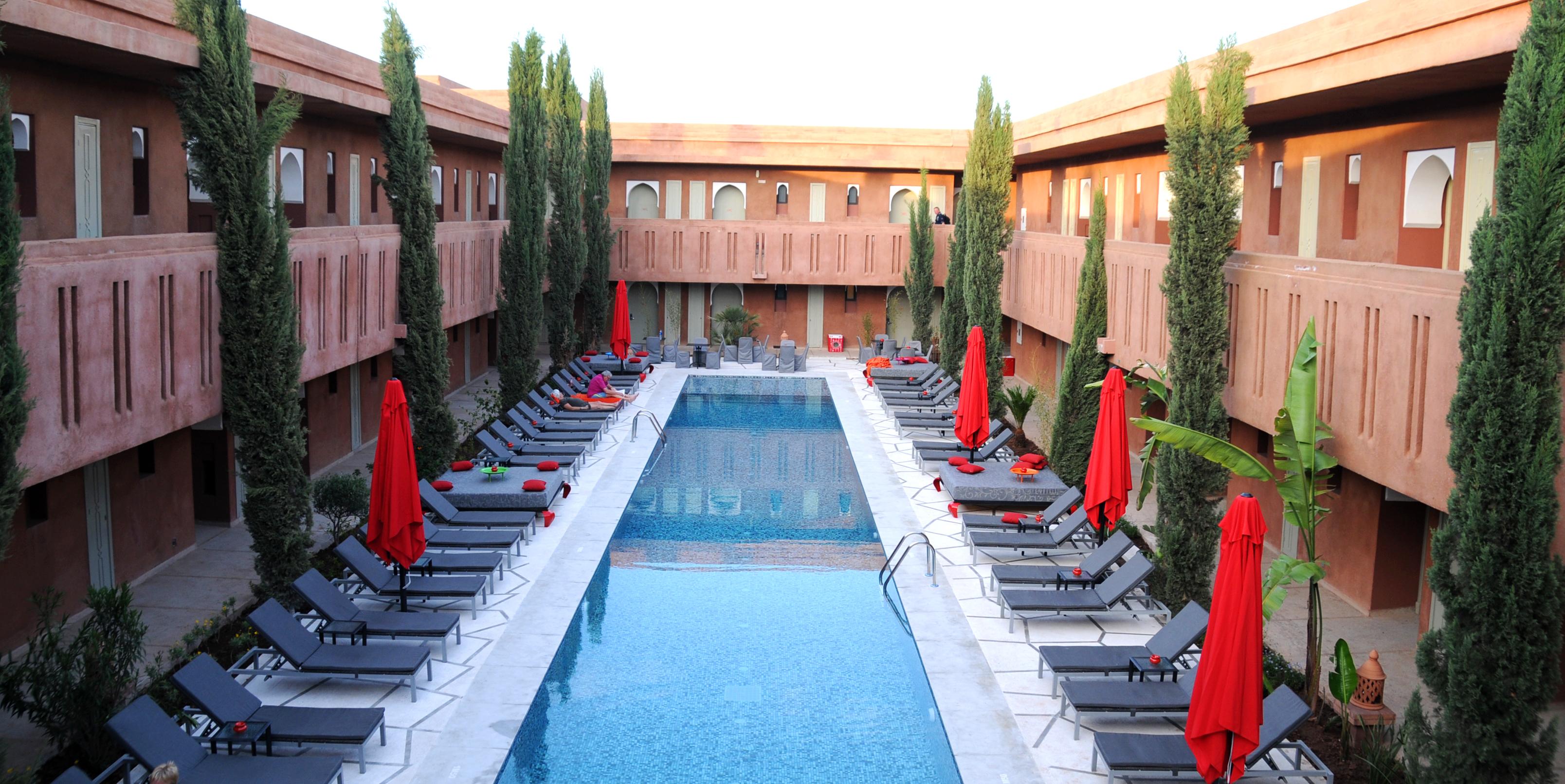 Kenzi Club Agdal Medina Ξενοδοχείο Lahebichate Εξωτερικό φωτογραφία The swimming pool at the hotel
