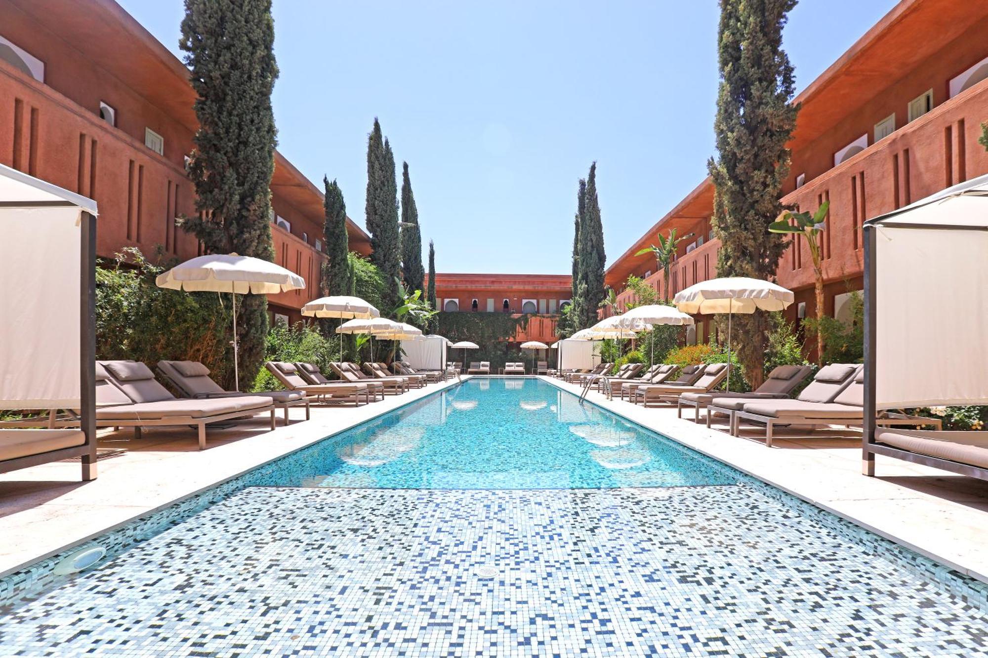 Kenzi Club Agdal Medina Ξενοδοχείο Lahebichate Εξωτερικό φωτογραφία The swimming pool at the hotel